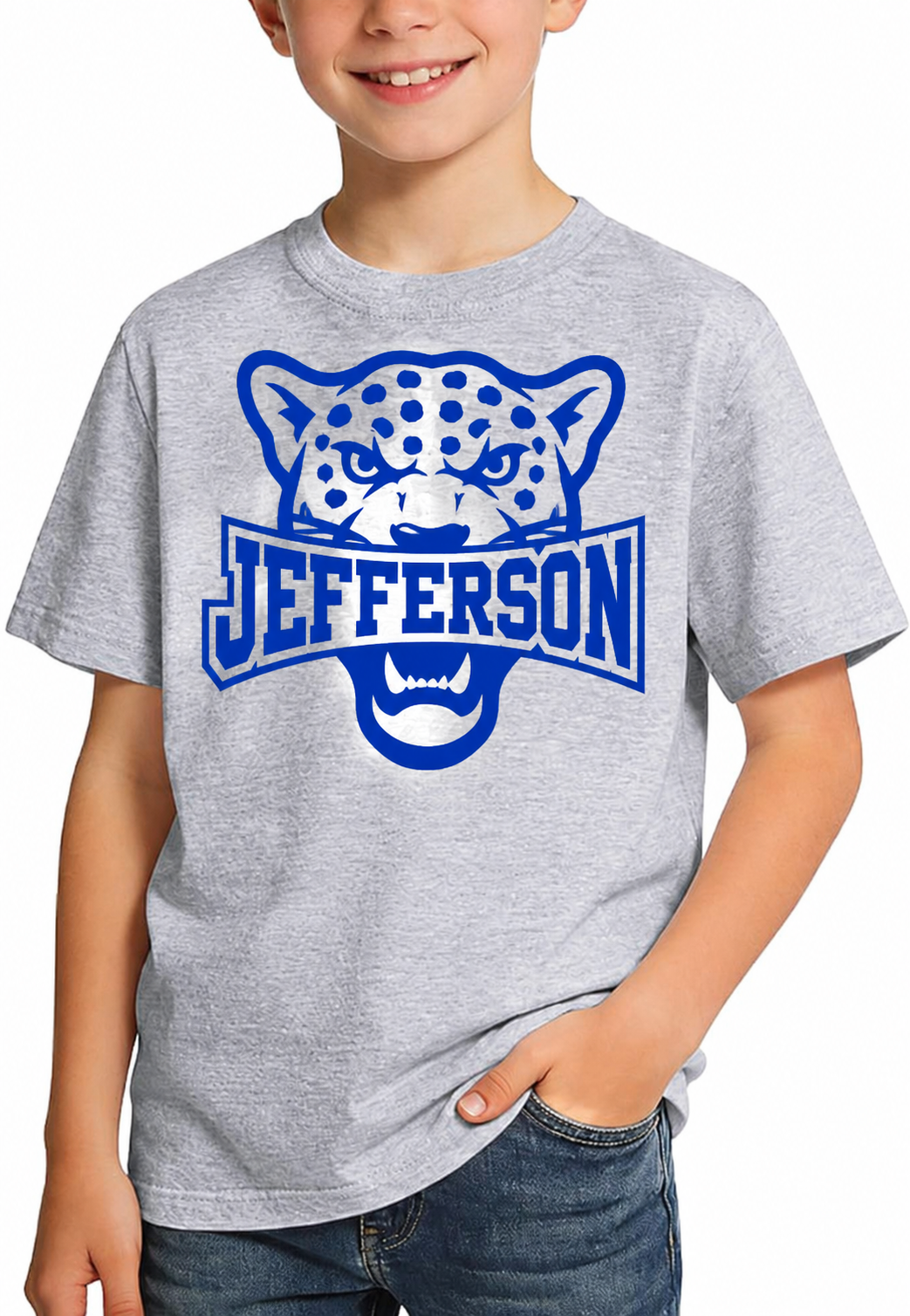 Jefferson Jaguars Mascot Spirit Tee